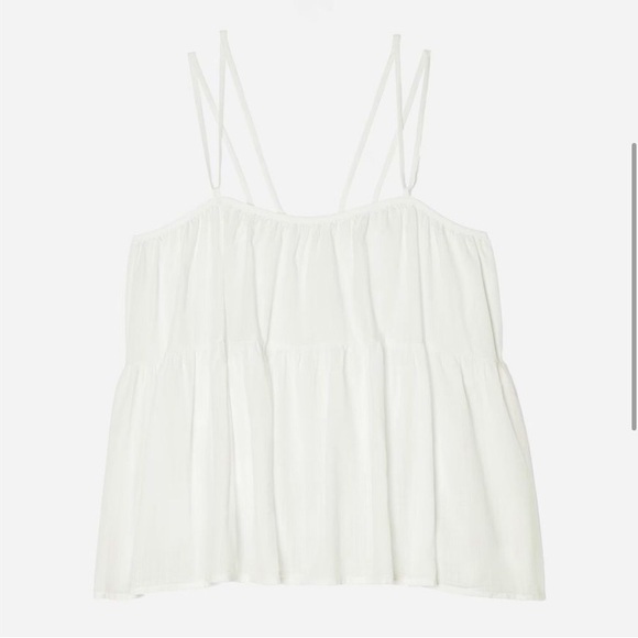 NWT Everlane The Billow Cami White Small - Picture 4 of 4